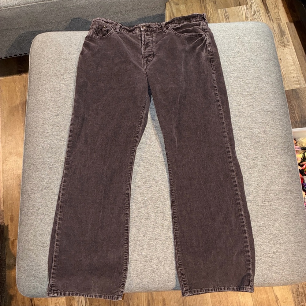 GAP Men's Corduroy Pants 36x30 Brown (Better Chocolate) Vintage 90s Straight Leg